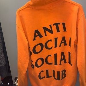 Anti social social club x undefeated hoodie
